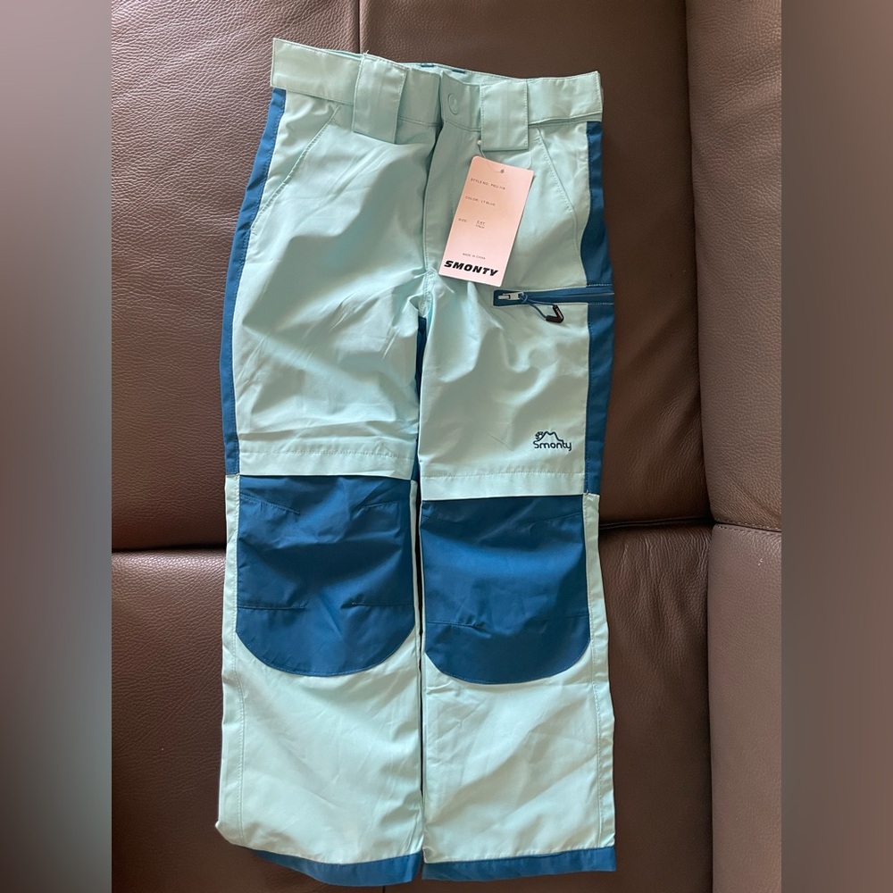 Kids' Two-Tone Blue Adventure pant adjustable waist